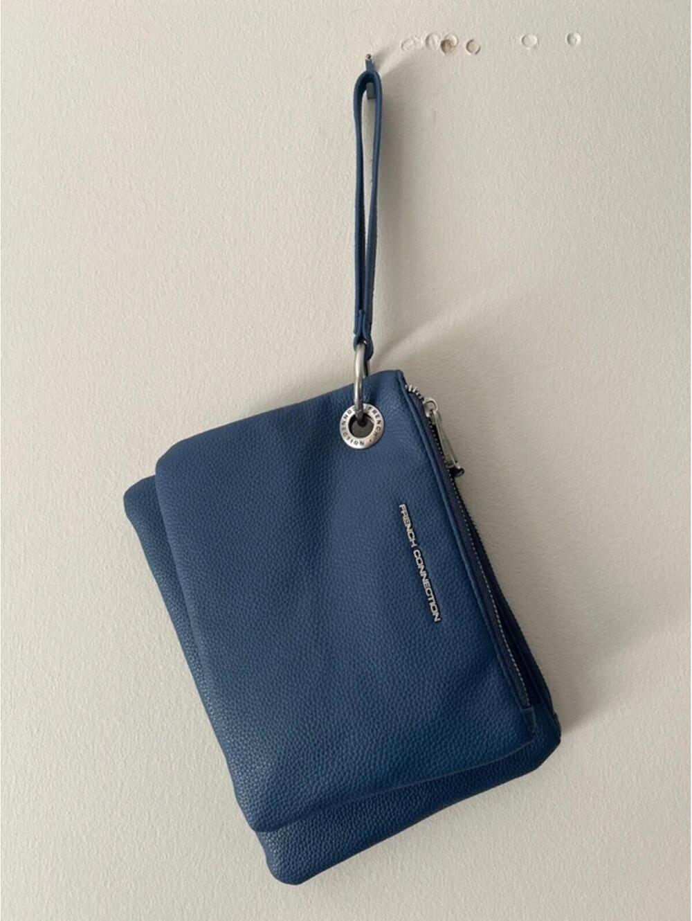 French Connection Dual Wallet/Clutch Navy Blue